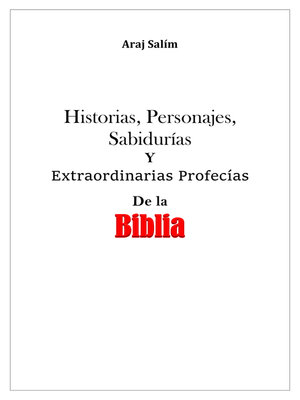 cover image of Personajes Bíblicos
